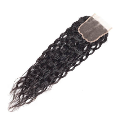 SVT 100% Peruvian Human Hair Water Wave 8-20 Inch 4*4 Lace Closure Remy Hair 1pc/lot - SVTHair