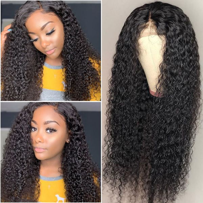 SVT Jerry Curly 13x4  Front Wigs High Quality 150% Density Curly Human Hair Wigs With Pre Plucked Hairline - SVTHair