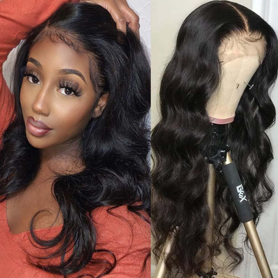 SVT 13x4 Lace Front Human Hair Wigs With Baby Hair Body Wave 130% Density Wigs - SVTHair